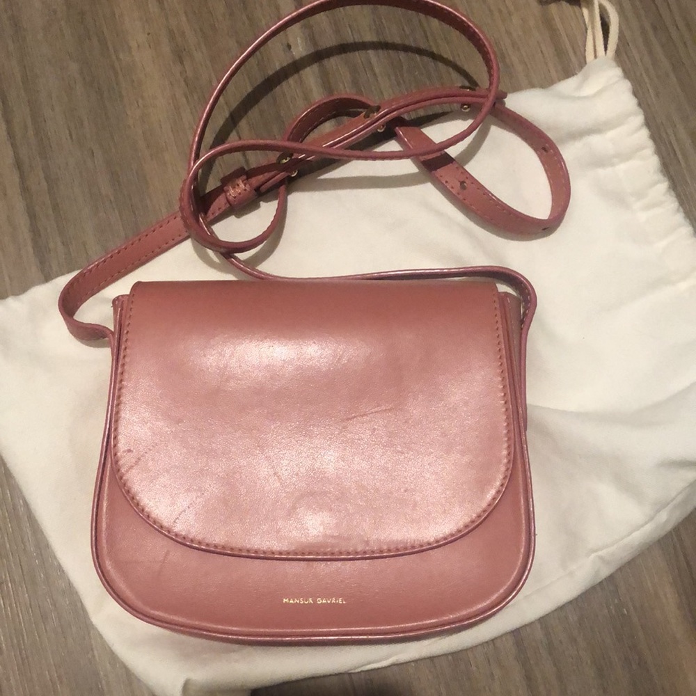 Mansur Gavriel Leather Crossbody Bag